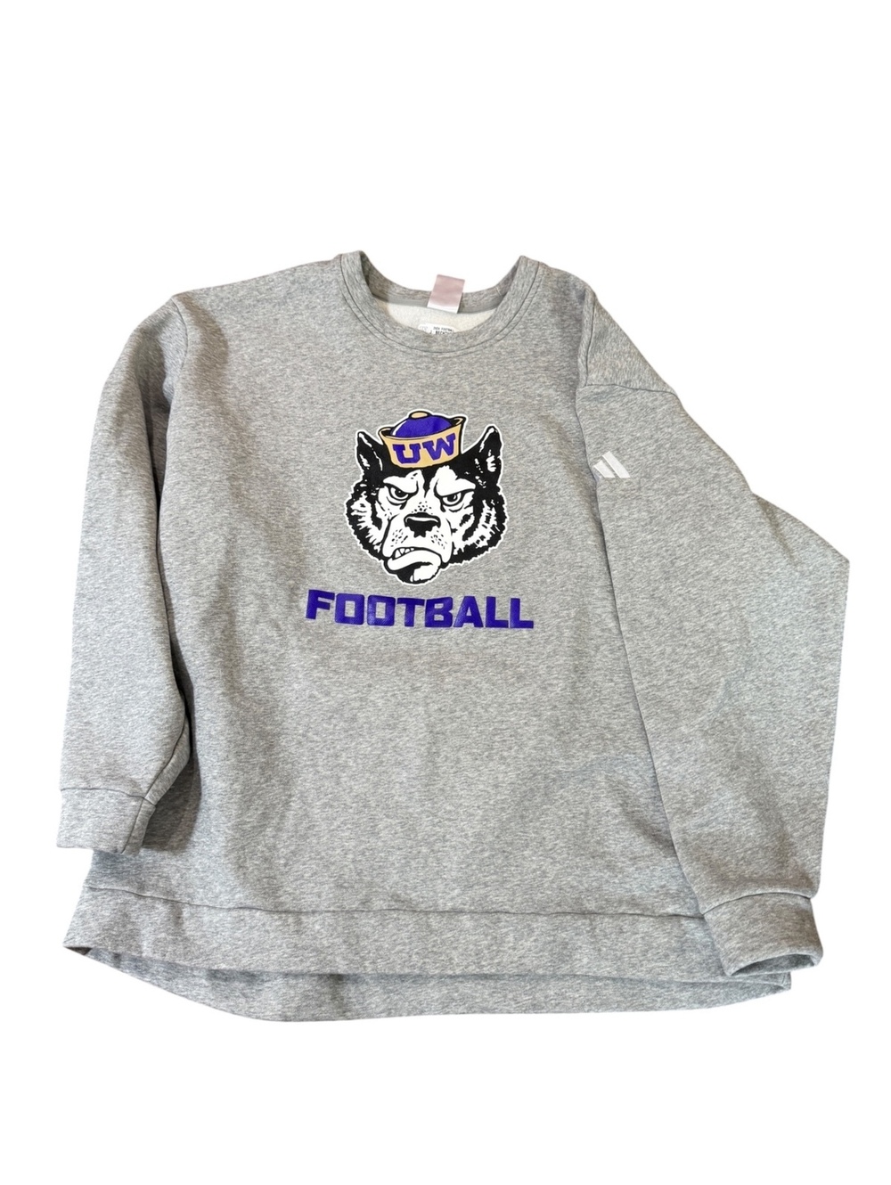Adidas Washington Huskies Team Issued 2024 Sweatshirt
